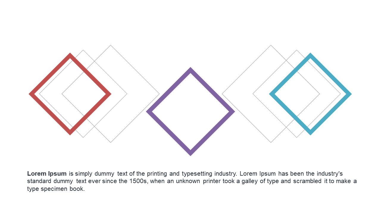 Dynamic Overlapping Diamonds for Visual Impact