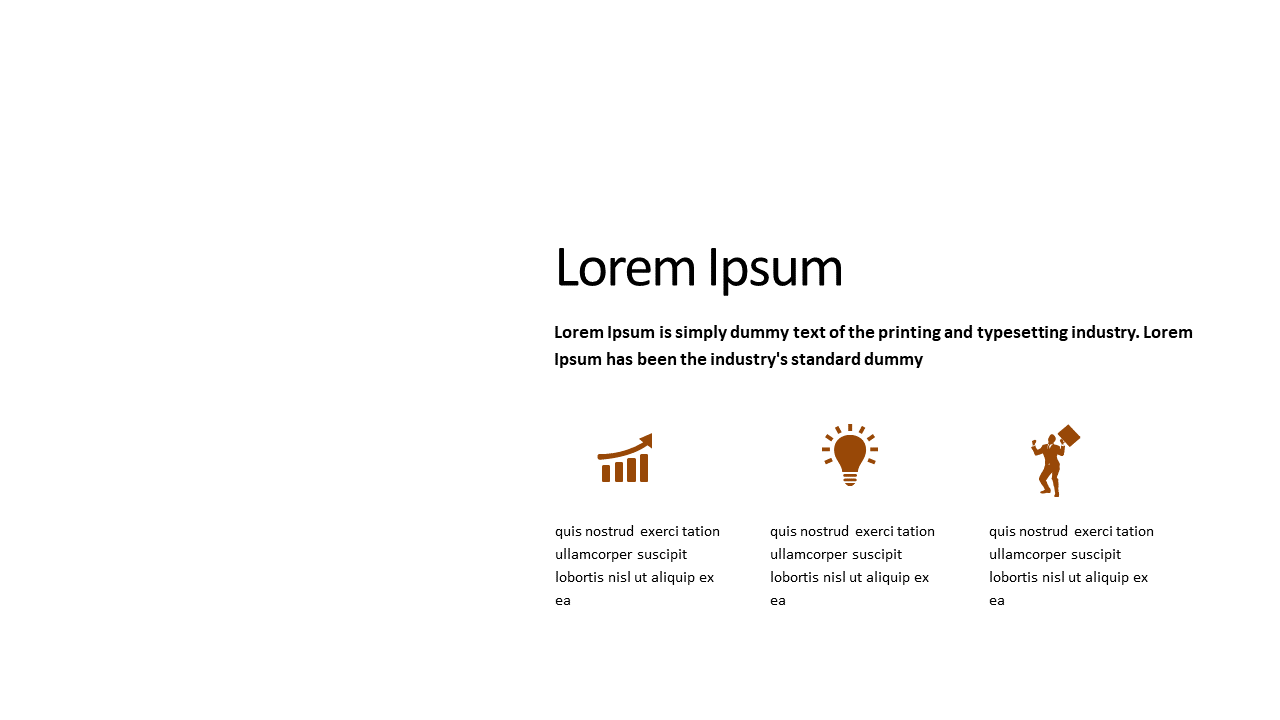 Effective Horizontal Icon List for Key Points