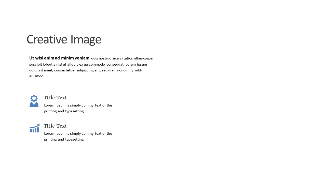 Highlight Visuals with Image and Text Layout