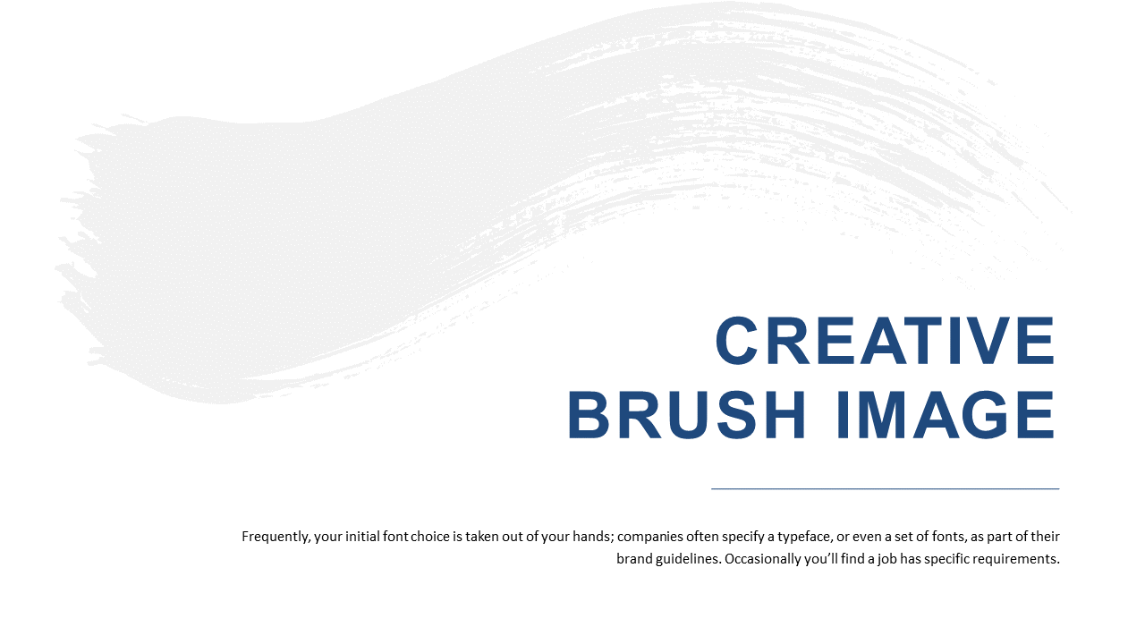 Artistic Brush Overlay for Creative Presentations