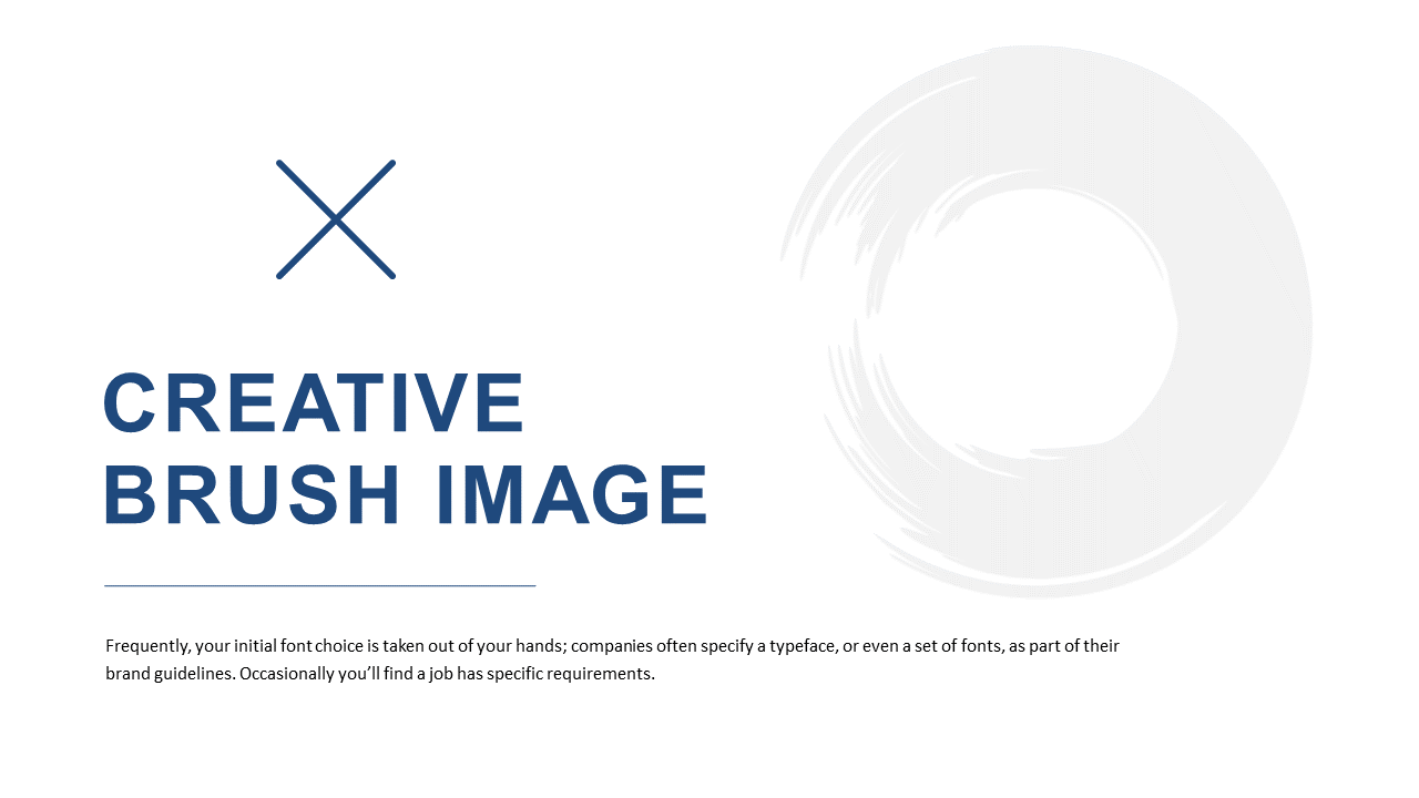 Elegant Brush Image with Text Overlay