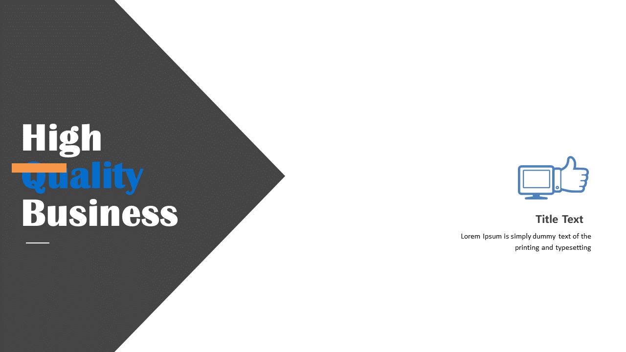 Diagonal Split Layout for Emphasizing Messages