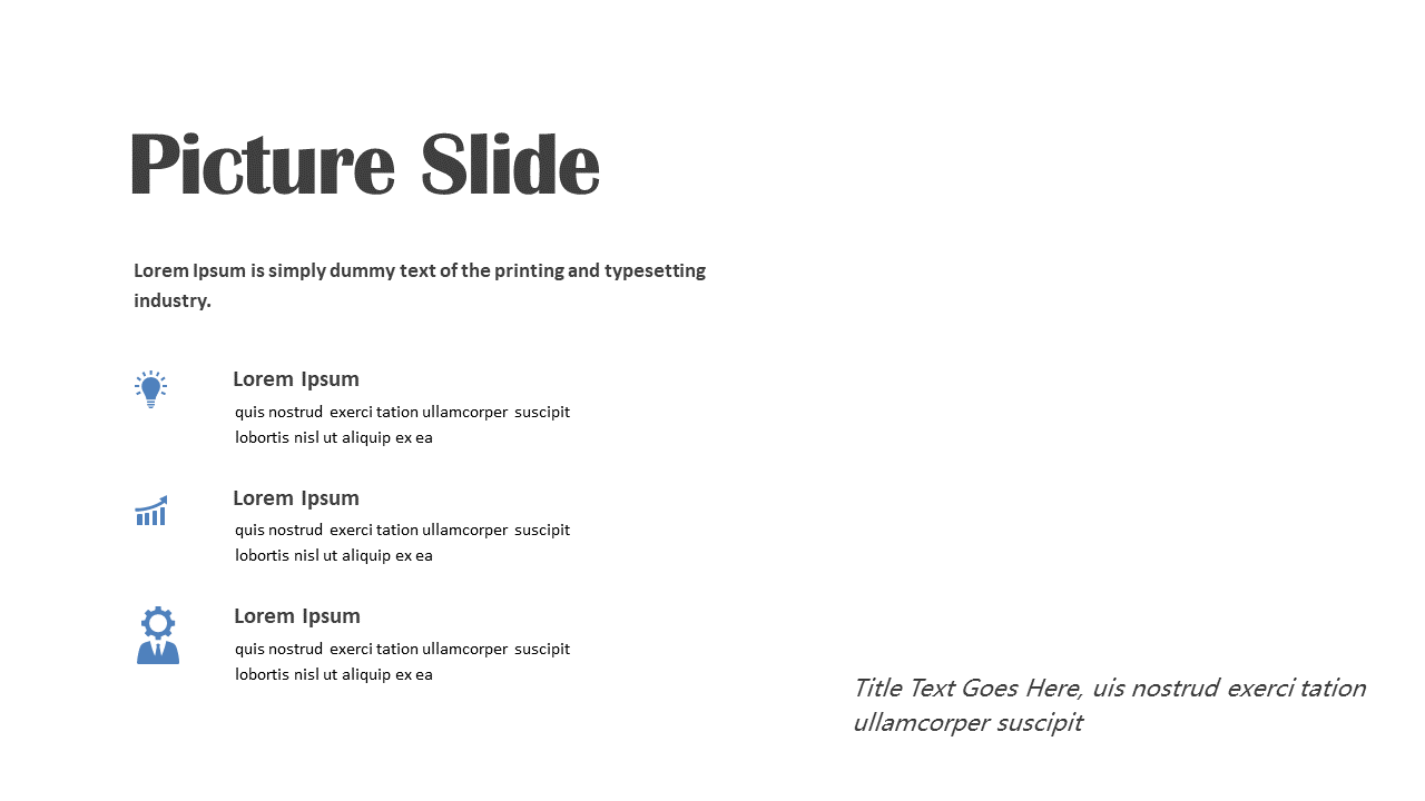 Image and Text Layout for Bullet Points