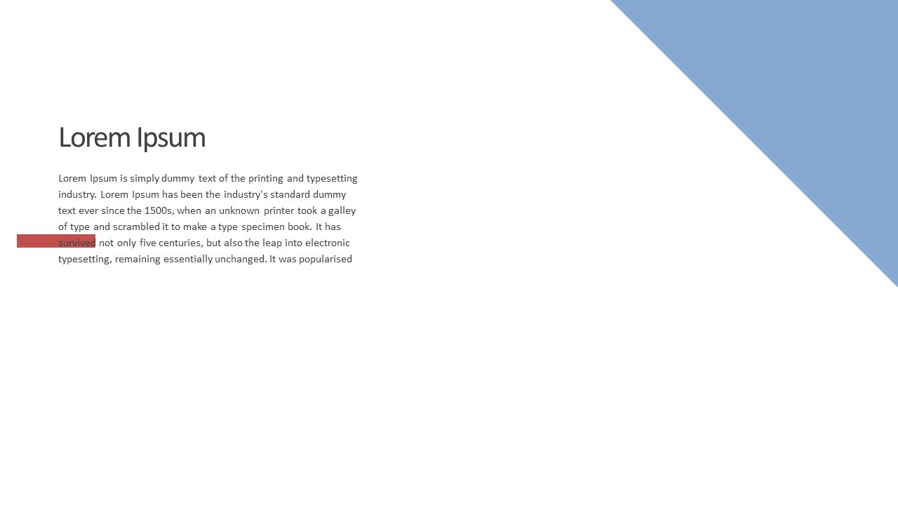 Emphasize Key Messages with Diagonal Split Layout