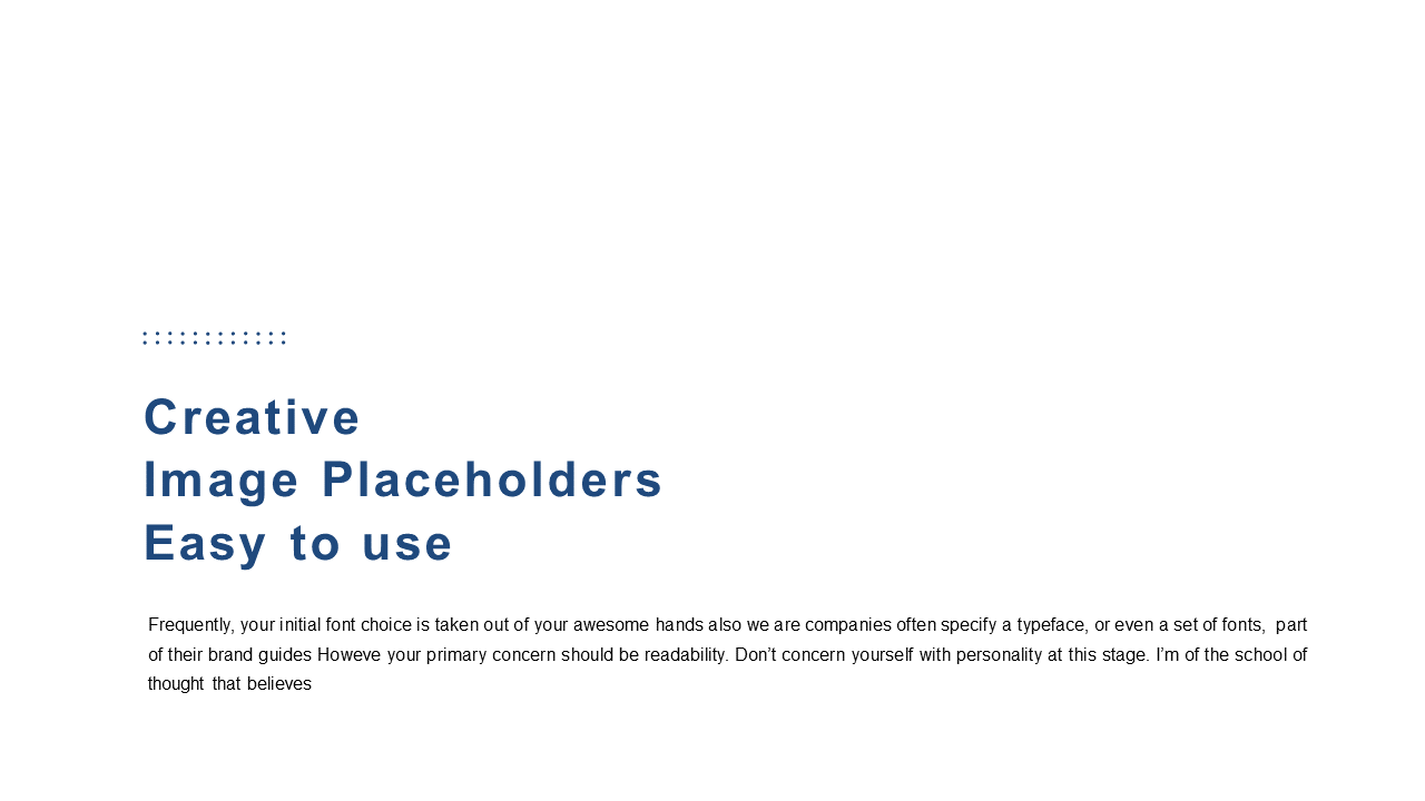 Integrate Visuals with Creative Image Placeholders