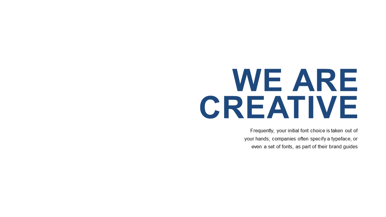 Emphasize Key Messages with Bold Typography
