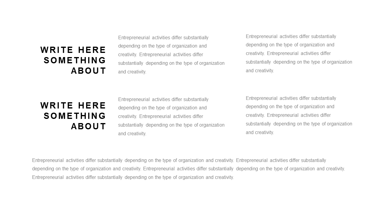 Engage Audience with Dual Column Text Layout