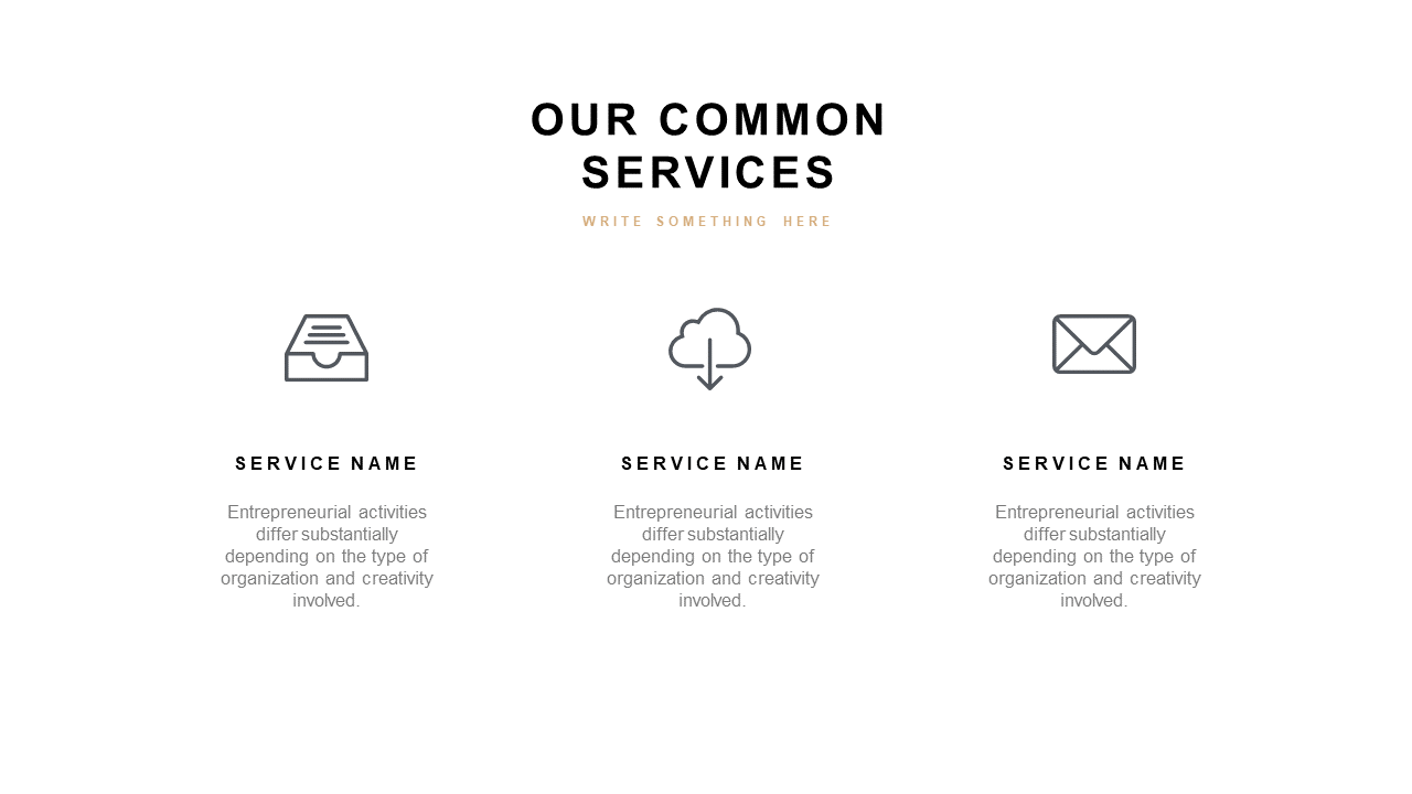 Highlight Services with Icons in PowerPoint