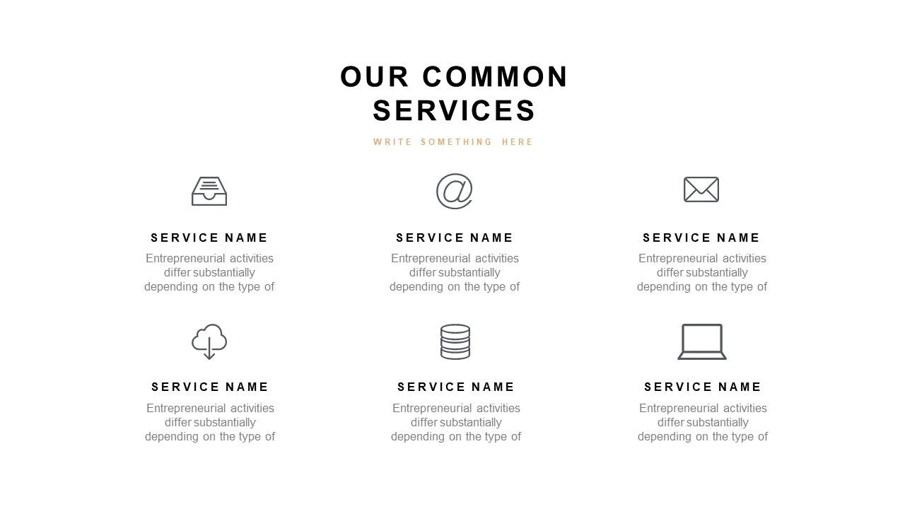Visualize Services with Icons for Engagement
