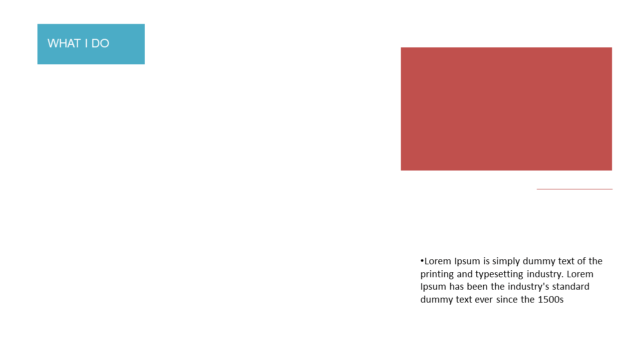 Present Key Topics with Header and Content Block