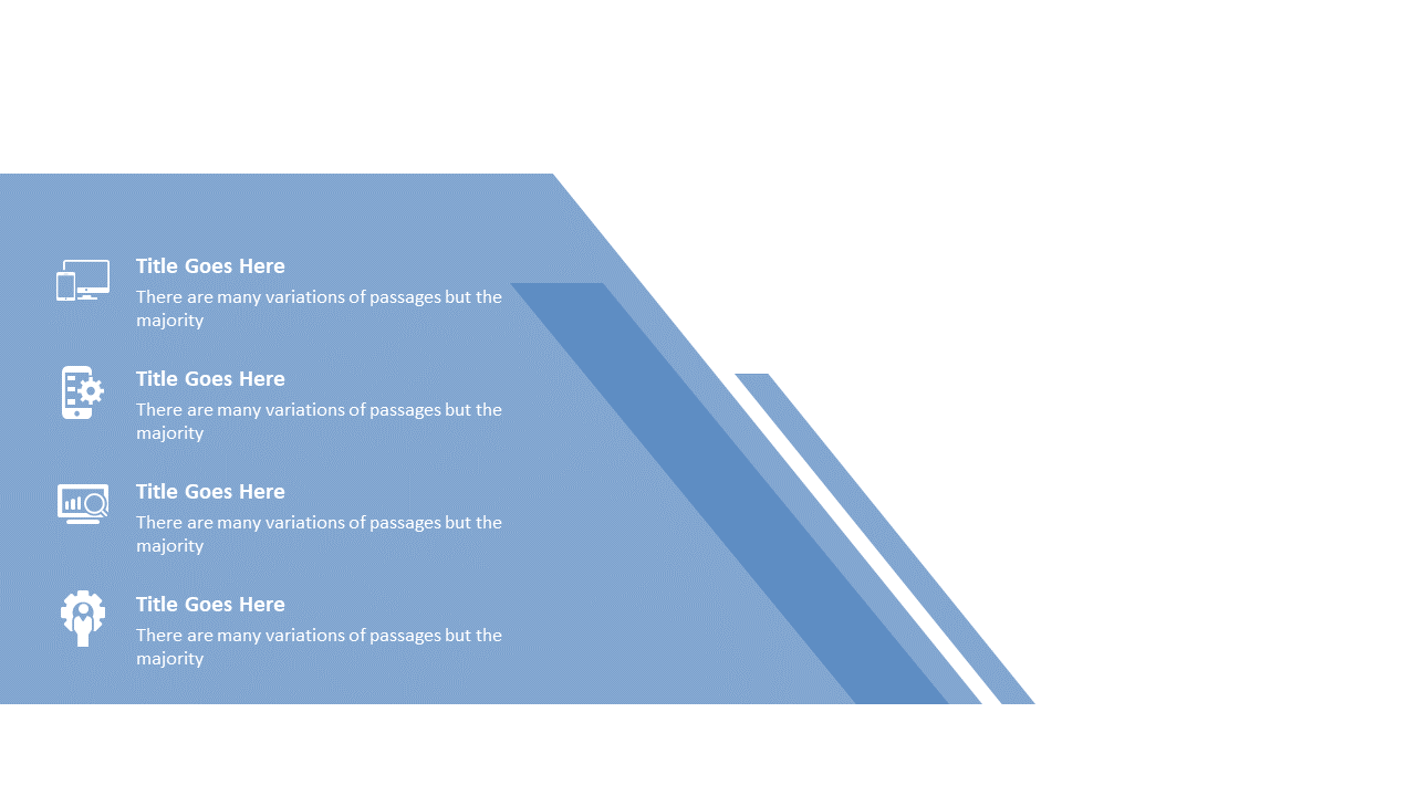 Engaging Slanted Design for Bullet Points