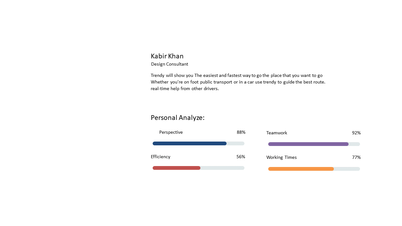 Visualize Personal Metrics with a Bar Chart