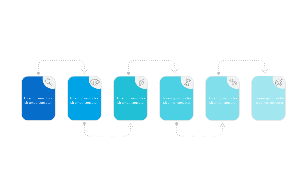 Highlight Business Growth with Timeline Icons V3
