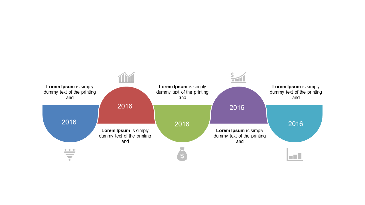 Showcase Business Events with Timeline Icons V4