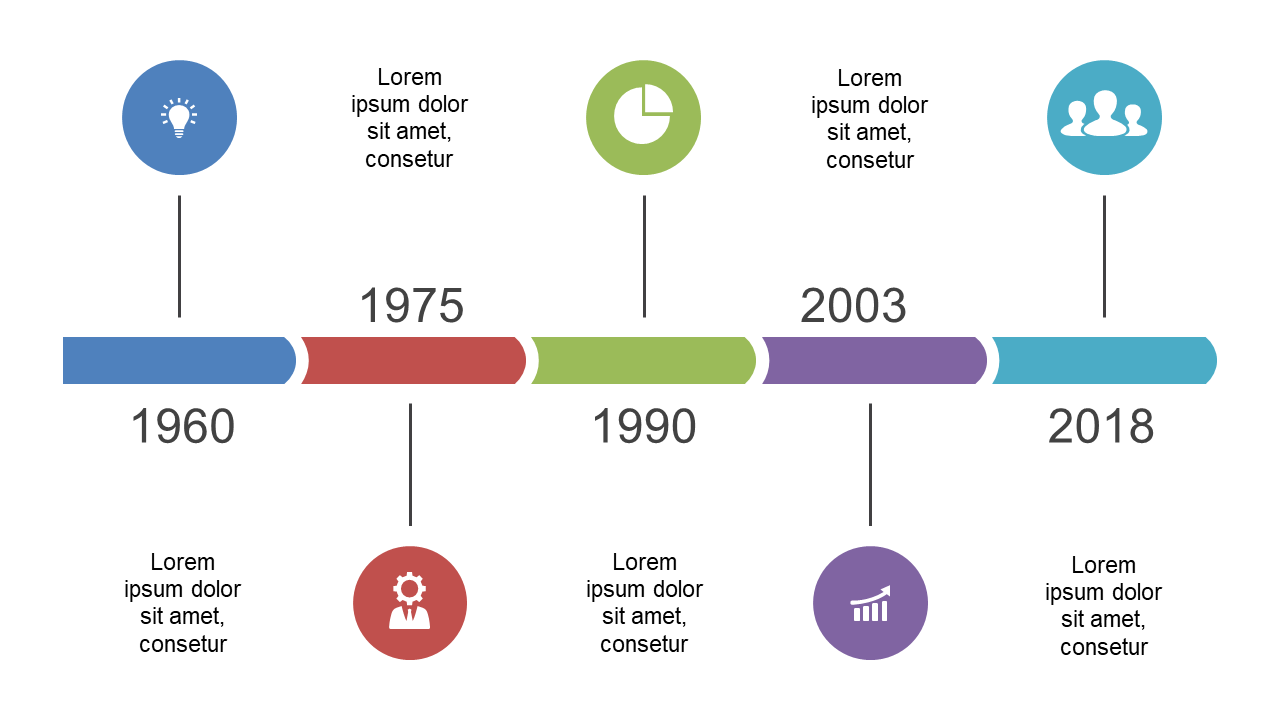Showcase Achievements with Horizontal Timeline Layout
