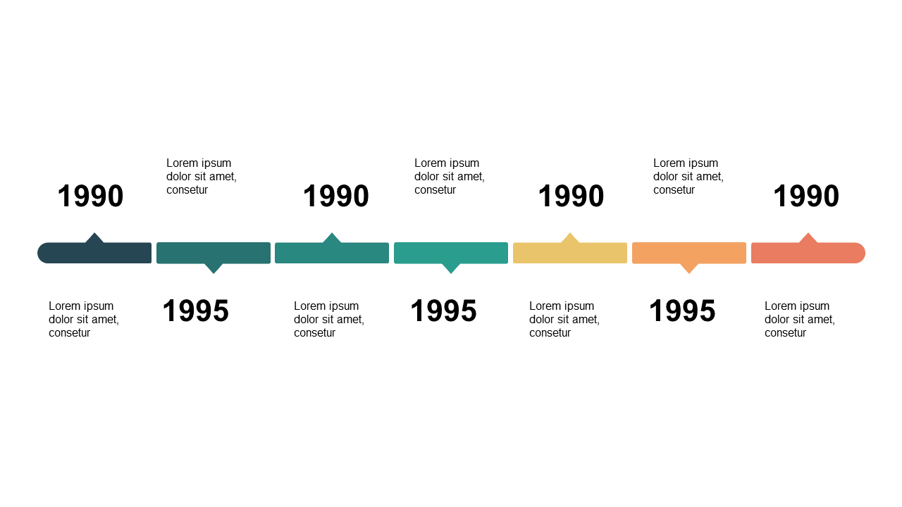 Illustrate Events with Horizontal Timeline Layout