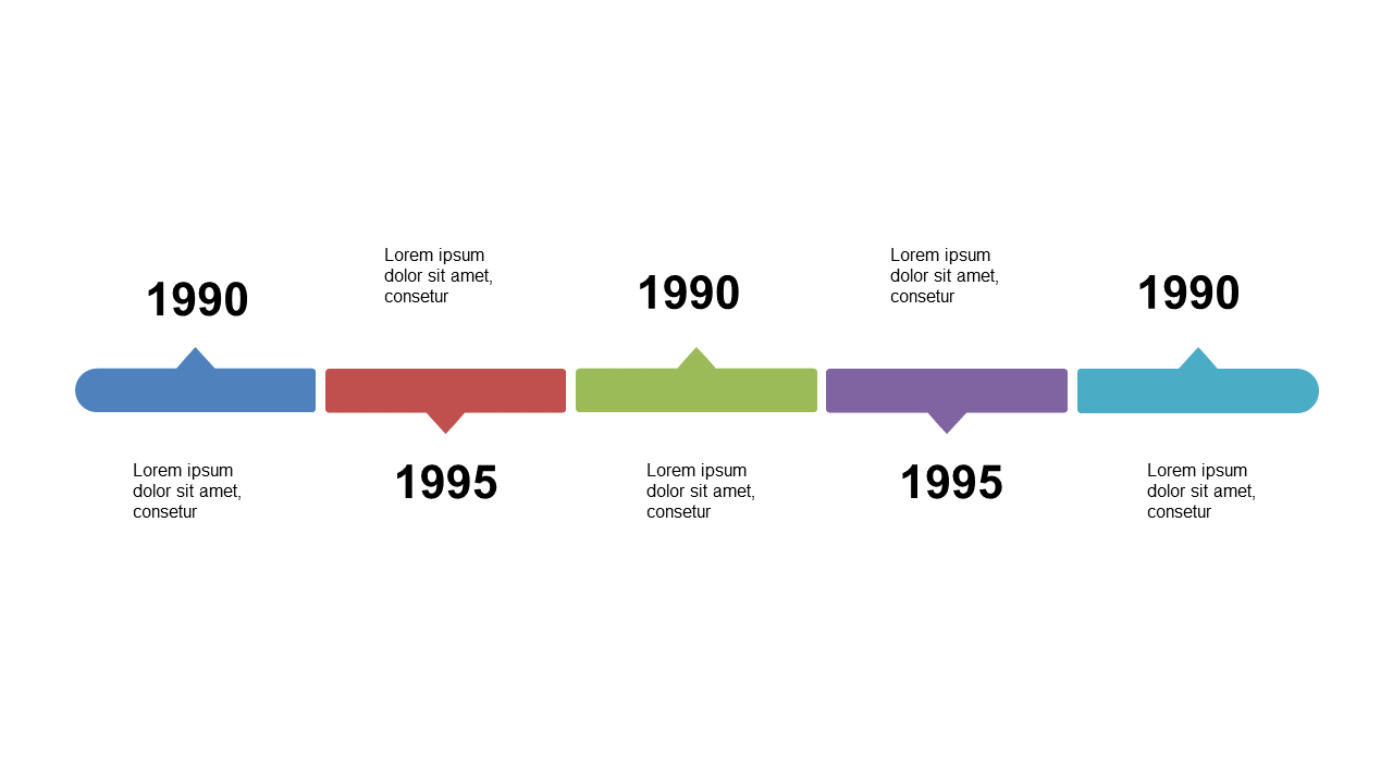 Showcase Key Events with Horizontal Timeline Design
