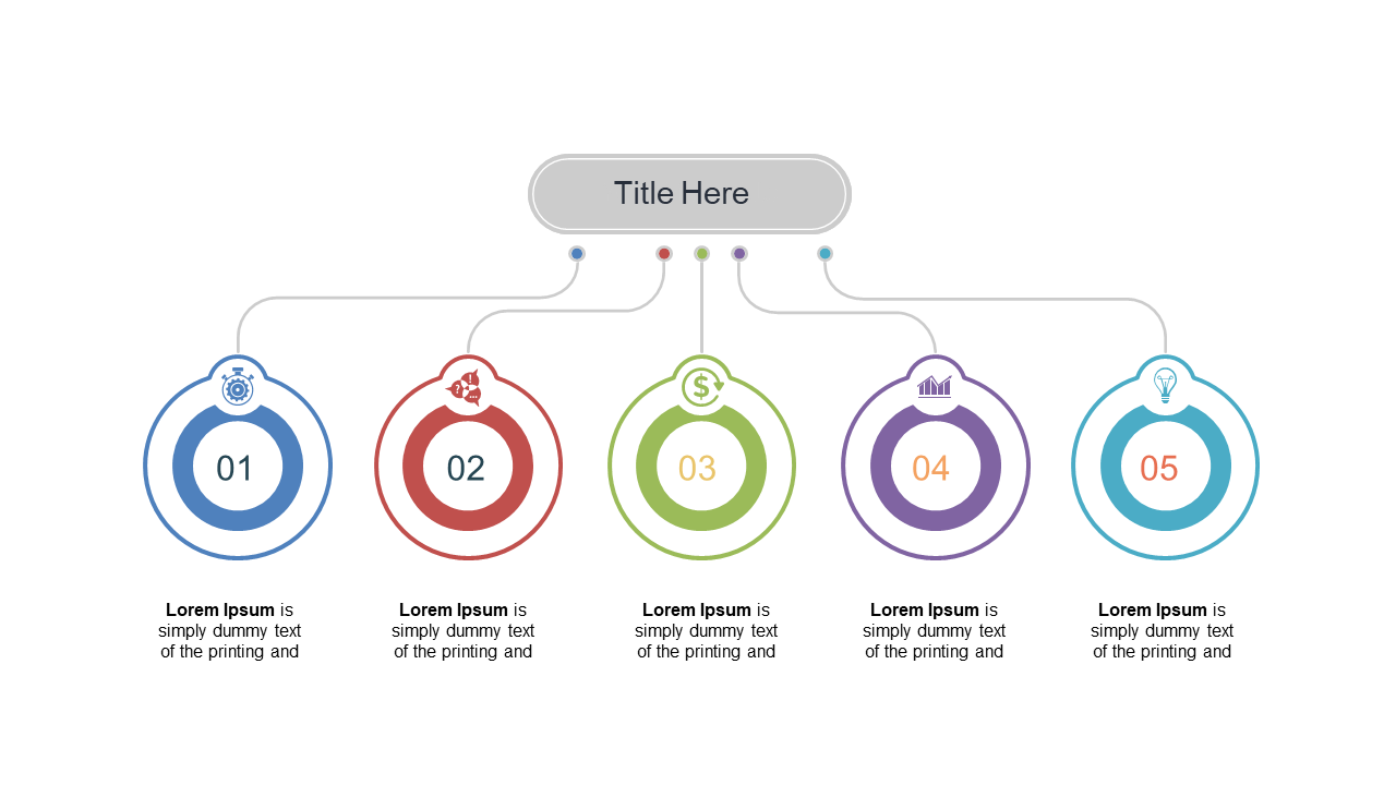 Illustrate Interconnected Steps with Circular Layout