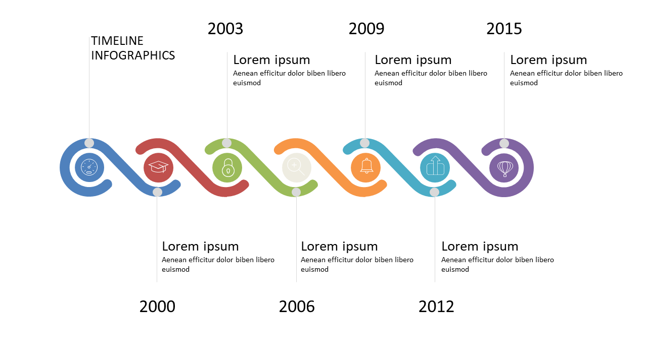 Visualize Achievements with a Curved Timeline Infographic