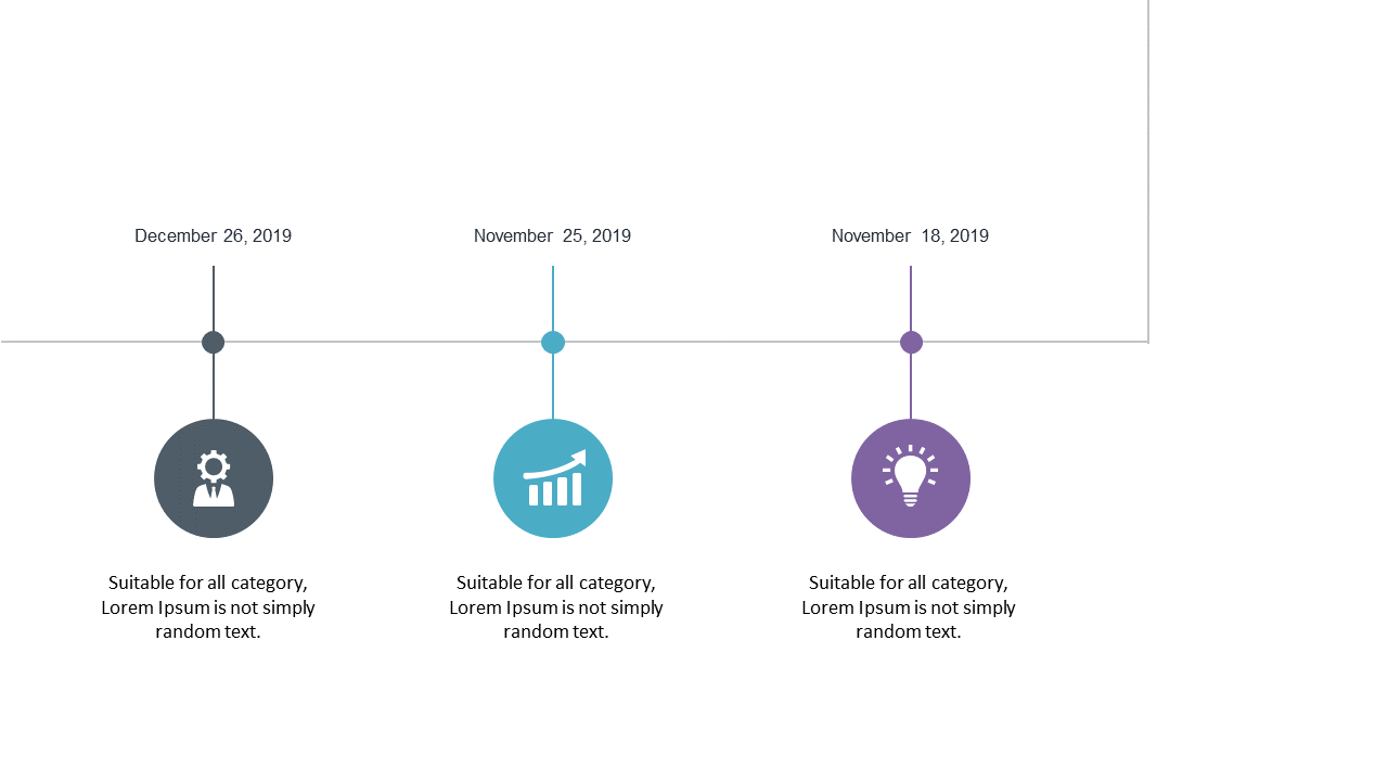 Showcase Project Milestones with Horizontal Timeline