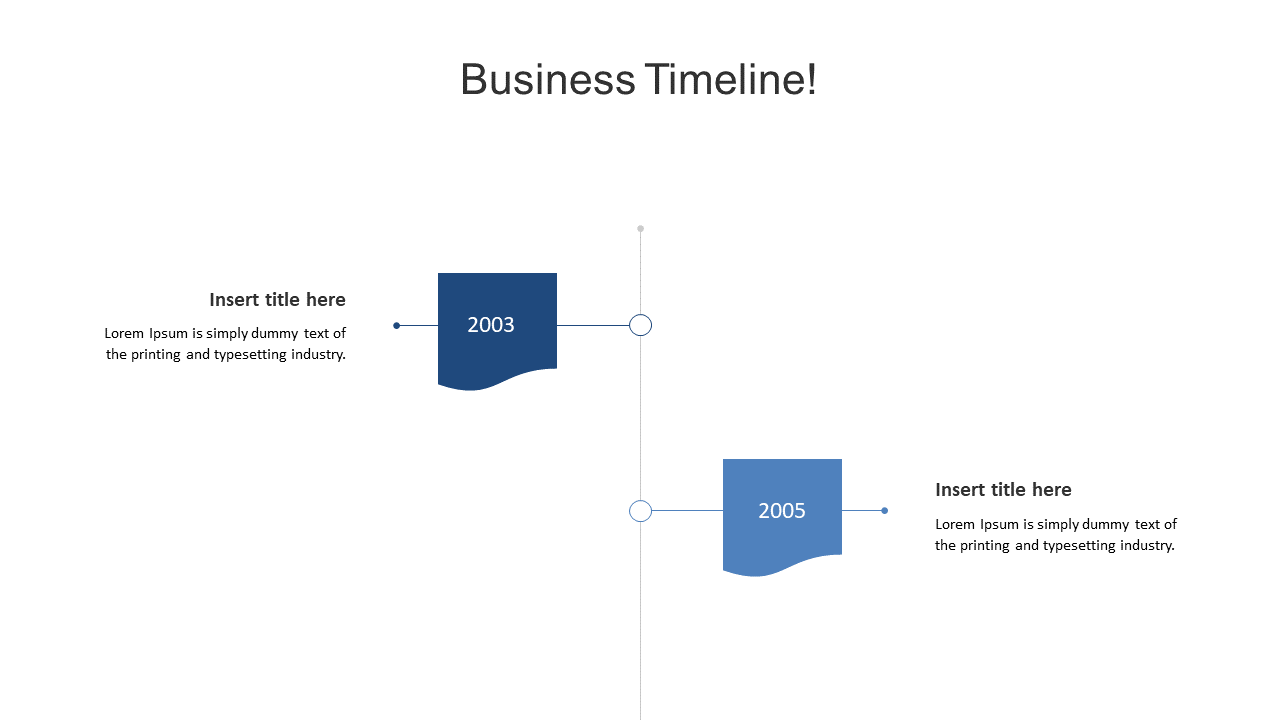 Visualize Business Achievements with Horizontal Timeline