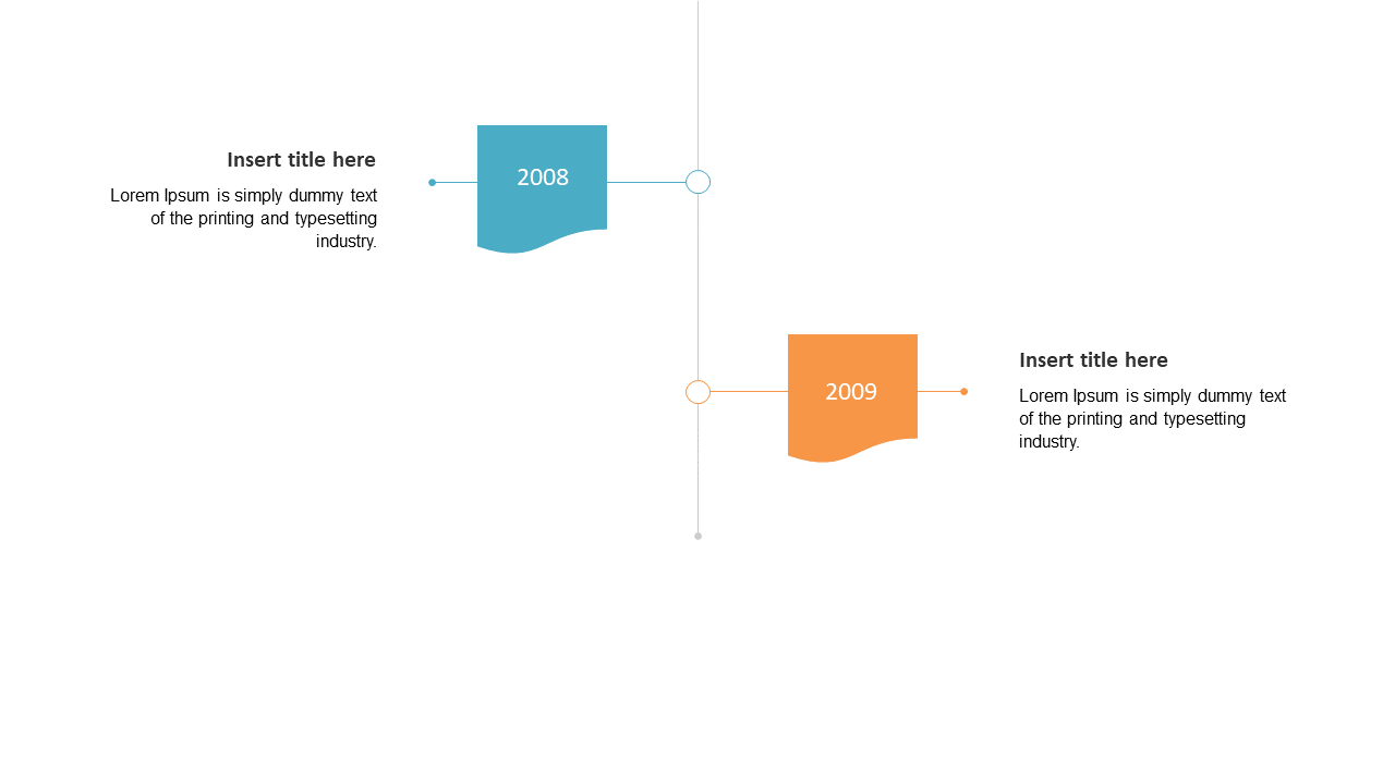 Showcase Project Milestones with Horizontal Timeline Style