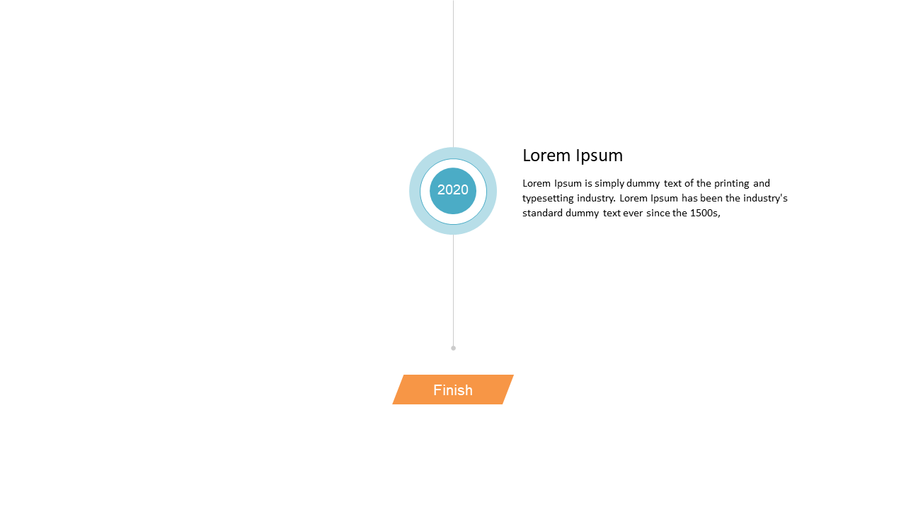 Present Events with Vertical Timeline Design