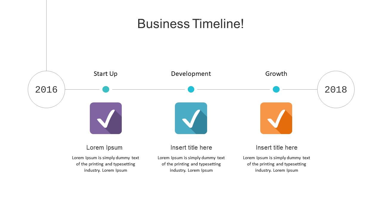 Showcase Growth Phases with Horizontal Timeline