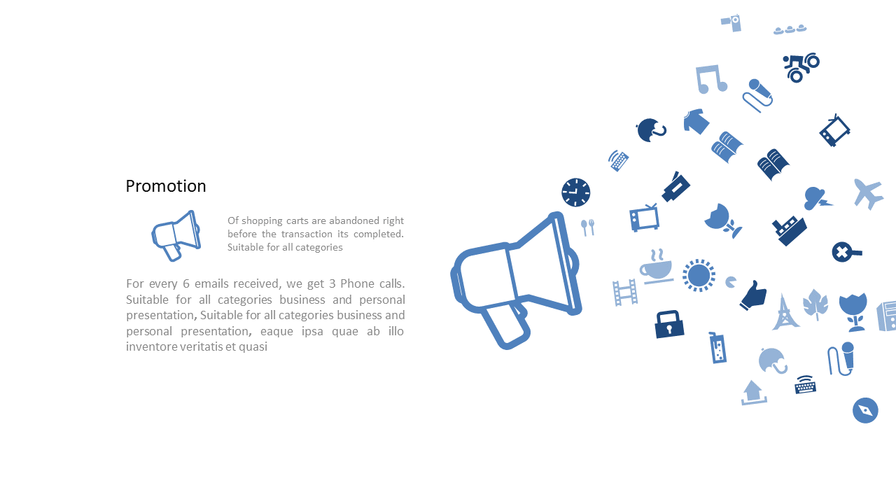 Showcase Promotion Strategies with Engaging Icons