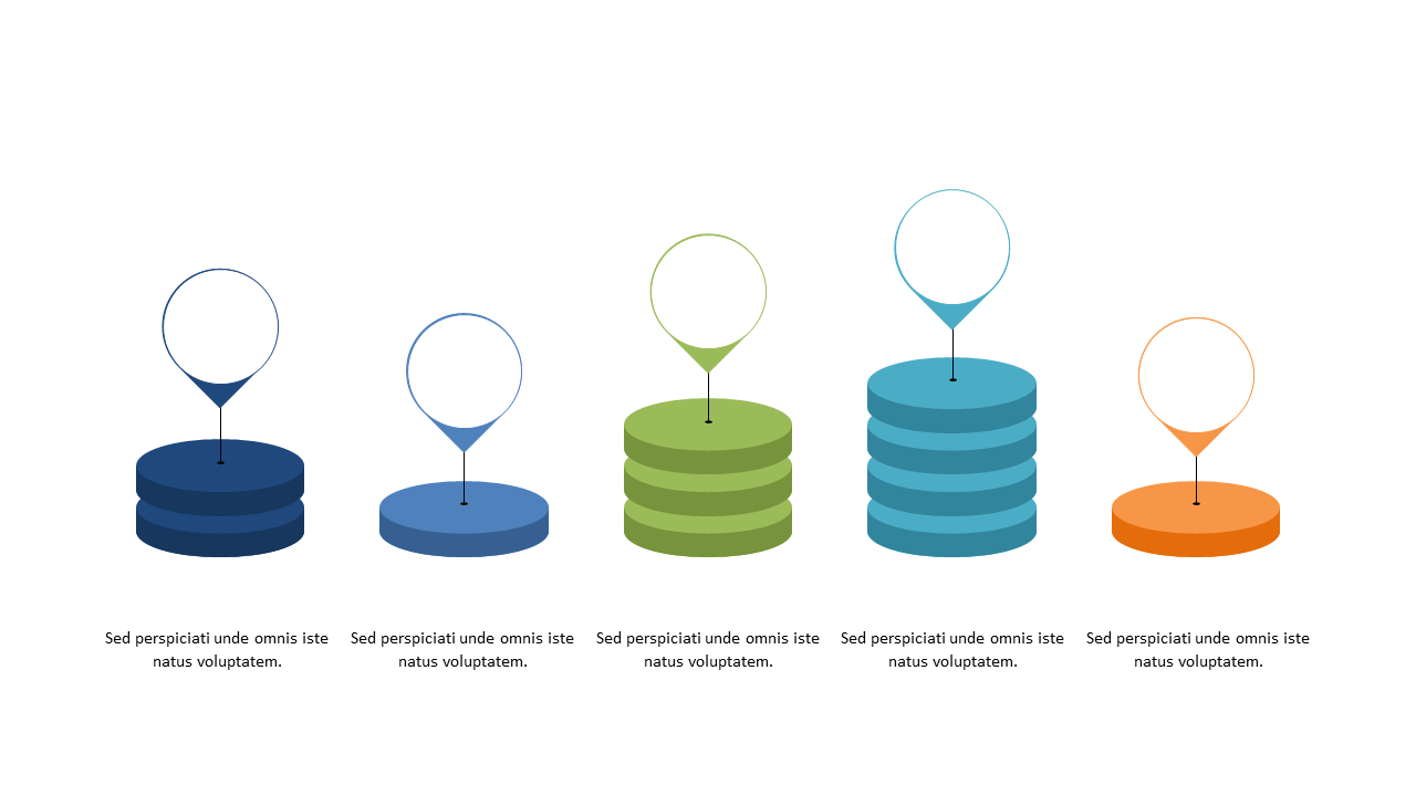 Display Data Trends with Stacked Circular Elements