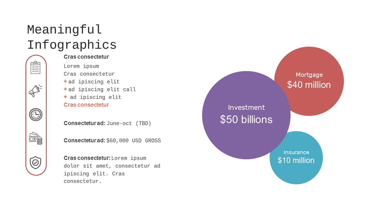 Engaging Infographic for Key Financial Metrics