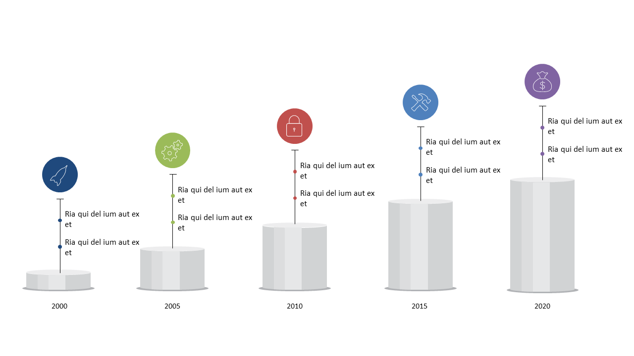 Illustrate Project Milestones with Vertical Timeline