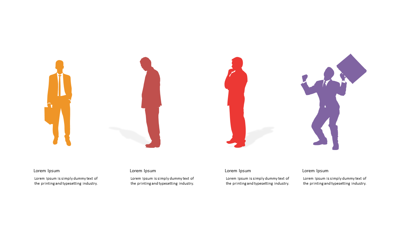 Visualize Team Engagement with Businessman Silhouettes