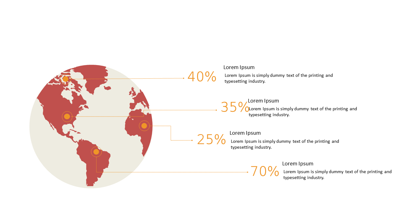 Present Geographic Data with World Map Distribution