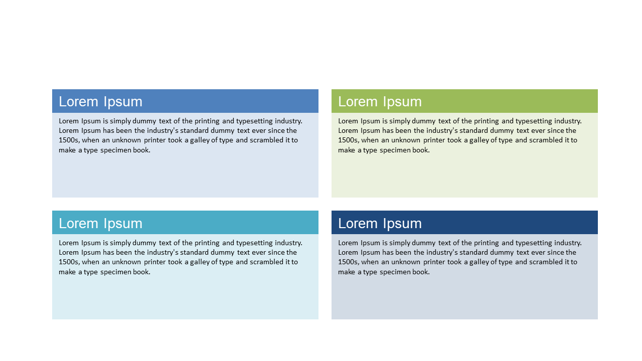Summarize Key Points with 4-Quadrant Layout