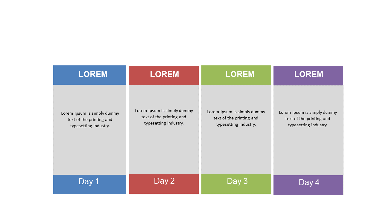 4-Step Timeline for Project Milestones