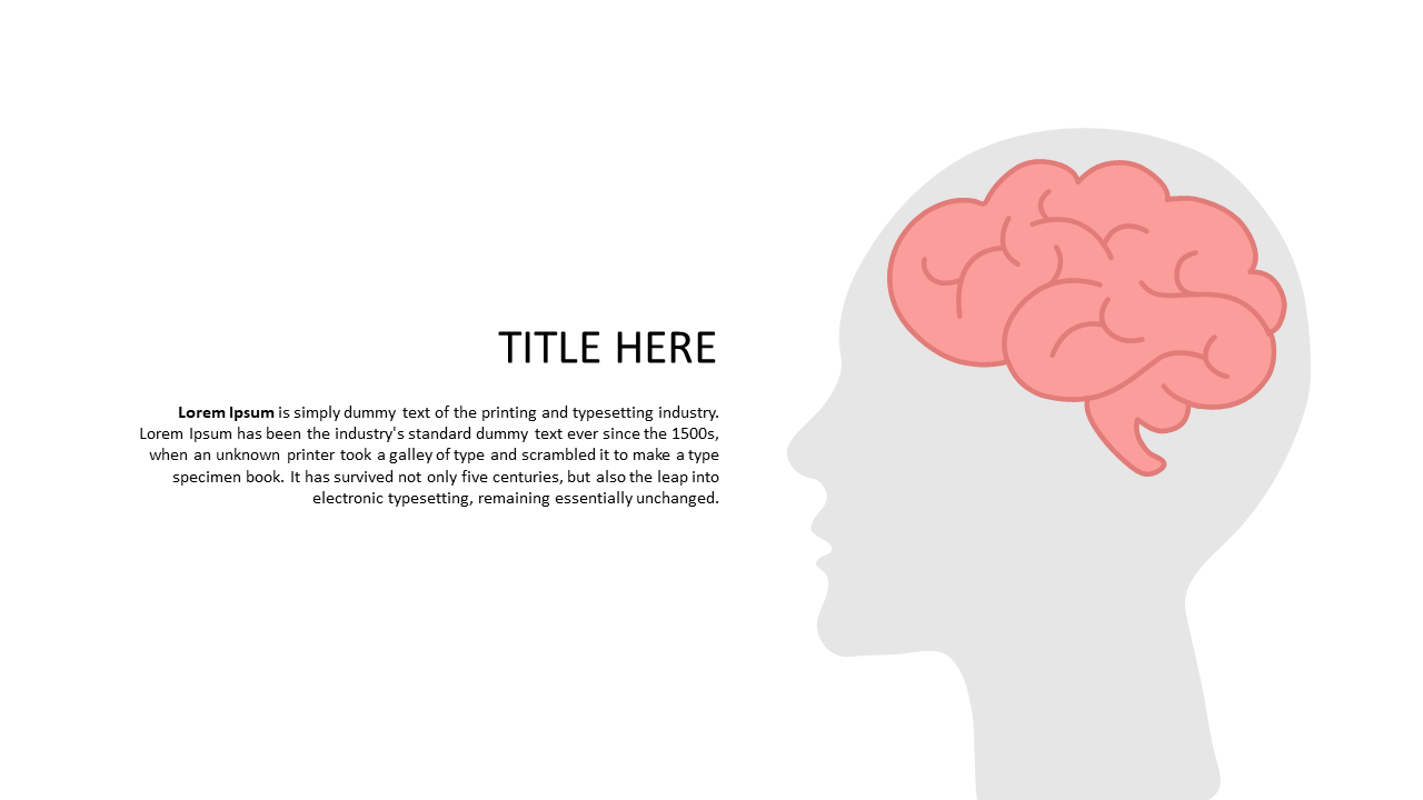 Creative Brain Concept Infographic for Education