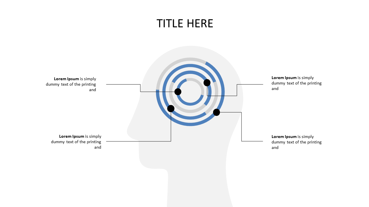 Head Profile Infographic for Data Connections