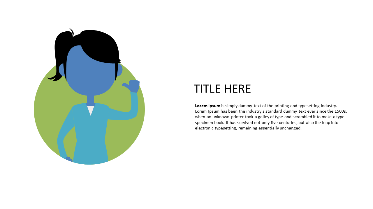 Circular Character Layout for Personal Branding