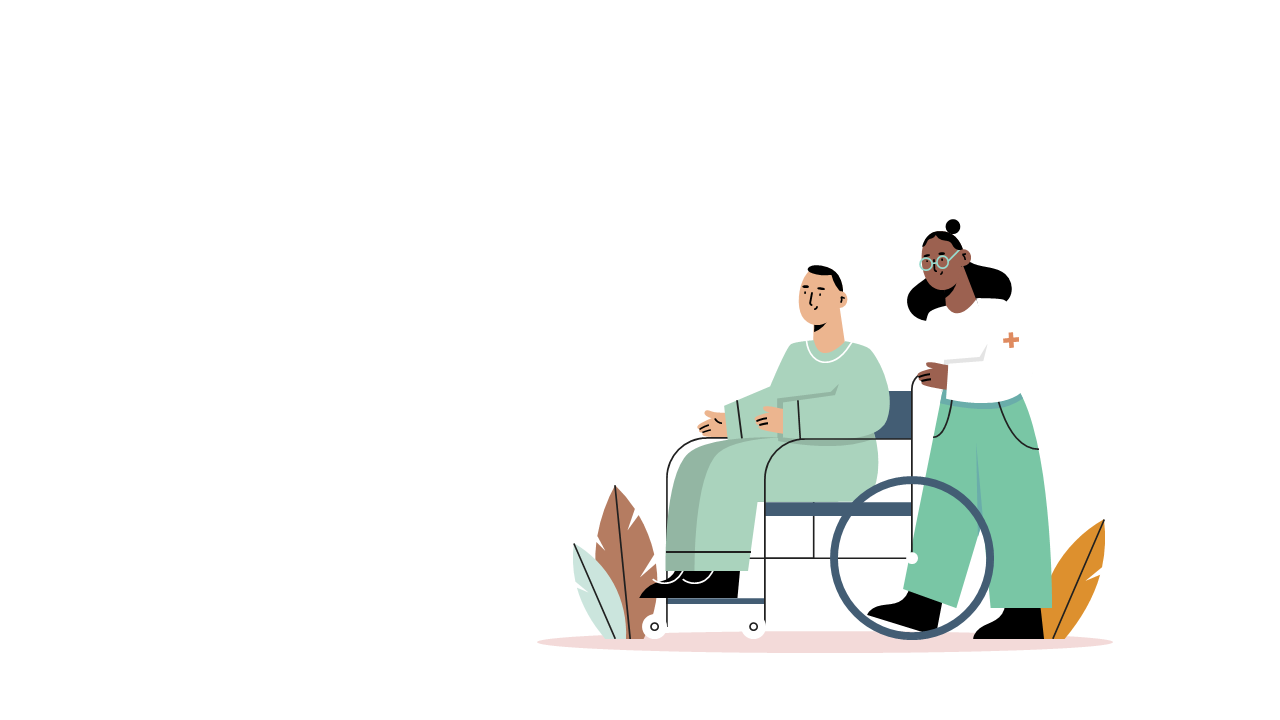 Friendly Healthcare Support Characters for Presentations