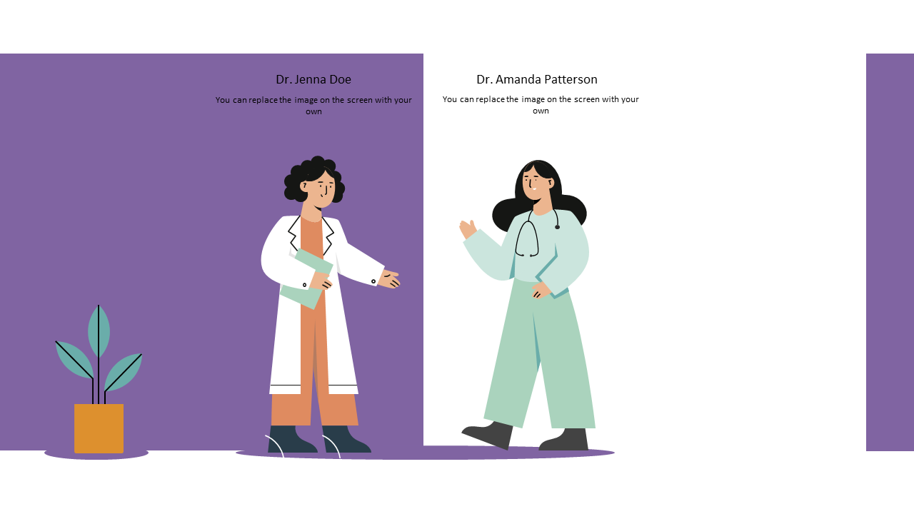 Medical Professional Introduction Slide with Images