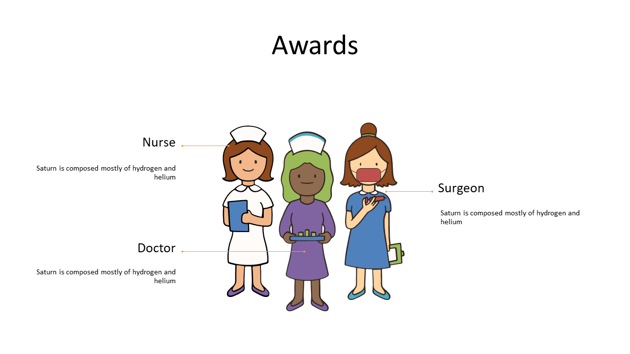 Engage Audiences with Character Awards Template