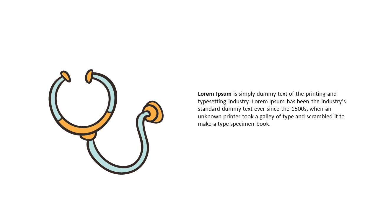 Use Stethoscope Icon for Medical Presentations
