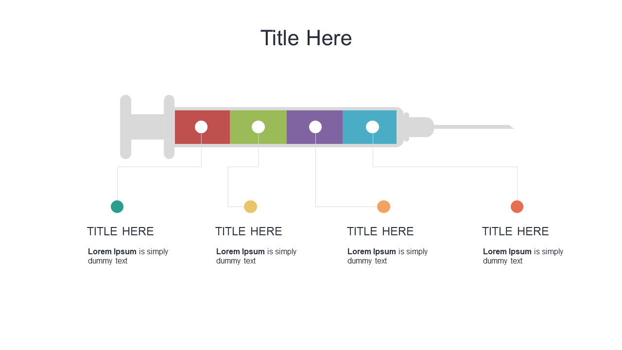 Illustrate Vaccination Topics with Syringe Infographic