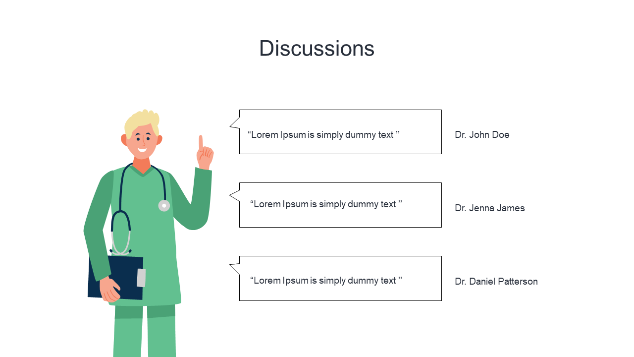 Convey Discussion Points with Speaker Bubbles