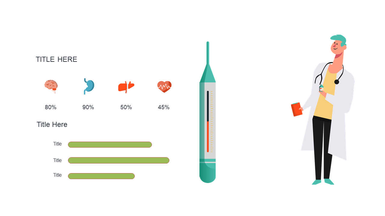 Visualize Health Metrics with Thermometer Graphic