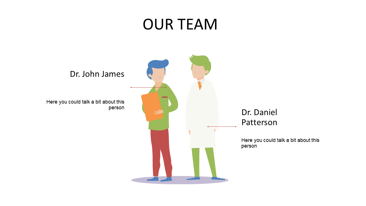 Introduce Team Members with Character Illustrations Style