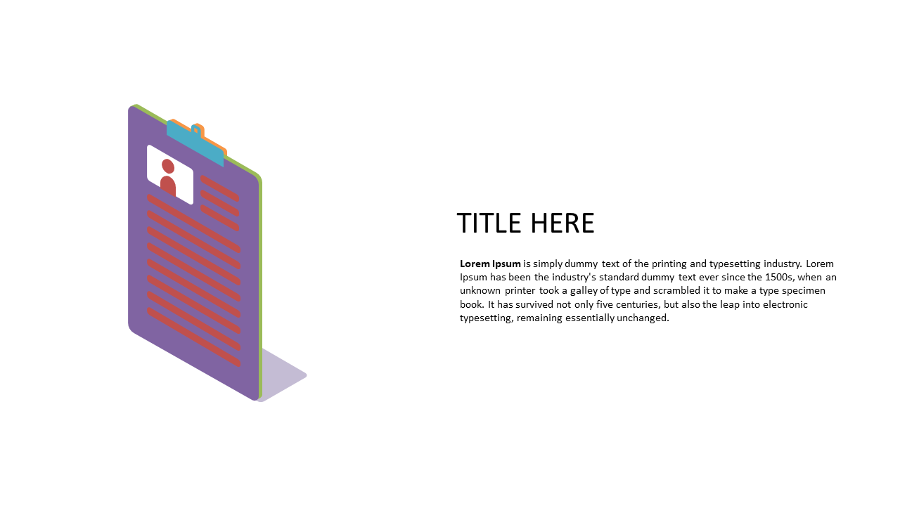 Showcase Qualifications with 3D Resume Slide