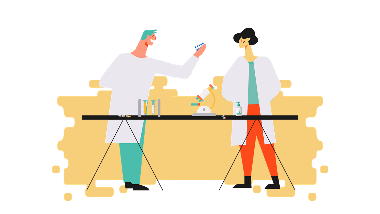 Engage Audiences with Laboratory Experiment Scene