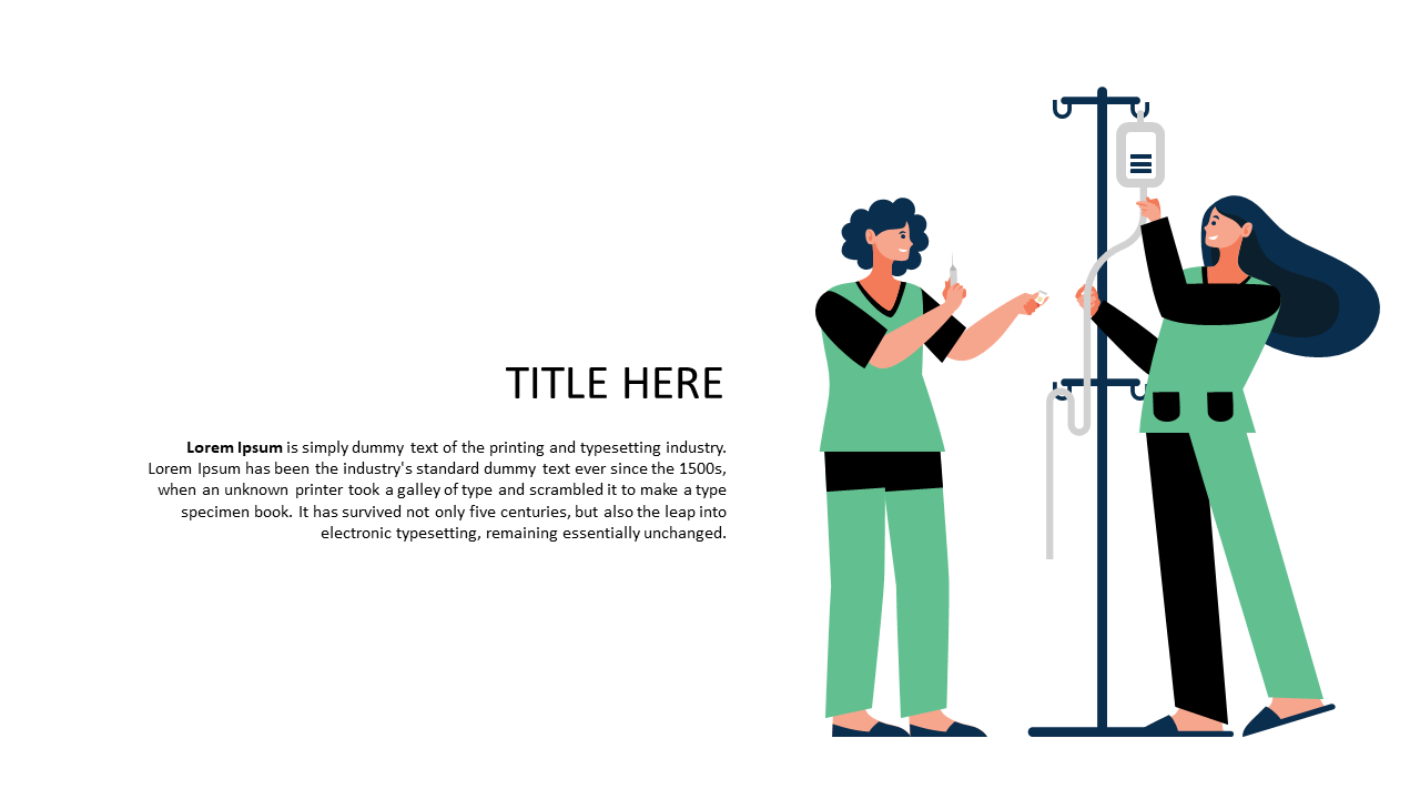 Showcase Teamwork with Healthcare Professionals Illustration